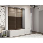 Panou decorativ tapitat - dreptunghi Roz