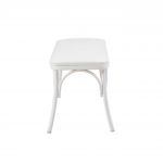 Banca, Vella, Oliver Bench, 100x49x41 cm, PAL, Alb
