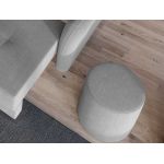 Taburet Smart Tapitat Gri Deschis