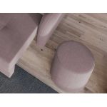 Taburet Smart Tapitat Roze