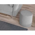 Taburet Smart Tapitat Gri Deschis
