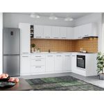 Set Mobila Bucatarie Colt Mina Pure 280*160 Alb C63