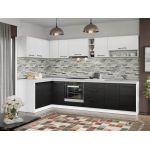 Set Mobila Bucatarie Colt Mina Yang 140*300 Ferrara/Alb C143