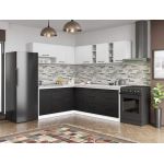 Set Mobila Bucatarie Colt Mina Yang 180*220 Ferrara/Alb C148