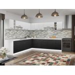 Set Mobila Bucatarie Colt Mina Yang 280*280 Ferrara/Alb C146