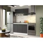 Set Mobila Bucatarie Mina Grafit 120 Gri Antracit C79