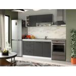 Set Mobila Bucatarie Mina Grafit 140 Gri Antracit C74