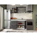 Set Mobila Bucatarie Mina Grafit 140 Gri Antracit C74