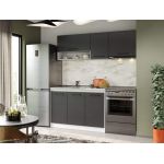 Set Mobila Bucatarie Mina Grafit 180 Gri Antracit C78