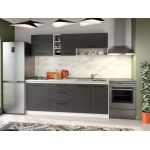 Set Mobila Bucatarie Mina Grafit 200 Gri Antracit C68