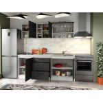 Set Mobila Bucatarie Mina Grafit 200 Gri Antracit C68