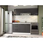 Set Mobila Bucatarie Mina Grafit 200 Gri Antracit C75