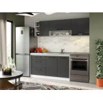 Set Mobila Bucatarie Mina Grafit 200 Gri Antracit C75
