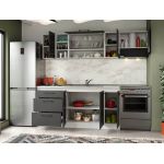 Set Mobila Bucatarie Mina Grafit 230 Gri Antracit C83