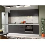 Set Mobila Bucatarie Mina Grafit 240 Gri Antracit C69