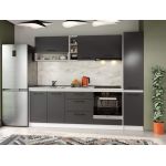 Set Mobila Bucatarie Mina Grafit 244 Gri Antracit C71