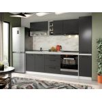 Set Mobila Bucatarie Mina Grafit 244 Gri Antracit C71