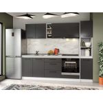 Set Mobila Bucatarie Mina Grafit 244 Gri Antracit C81
