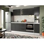 Set Mobila Bucatarie Mina Grafit 244 Gri Antracit C81