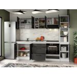 Set Mobila Bucatarie Mina Grafit 244 Gri Antracit C81