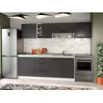 Set Mobila Bucatarie Mina Grafit 260 Gri Antracit C70