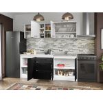 Set Mobila Bucatarie Mina Yang 200 Ferrara/Alb C122