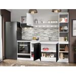 Set Mobila Bucatarie Mina Yang 220 Ferrara/Alb C138