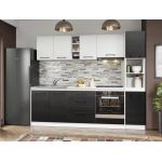 Set Mobila Bucatarie Mina Yang 244 Ferrara/Alb C135