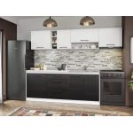 Set Mobila Bucatarie Mina Yang 260 Ferrara/Alb C124