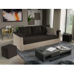 Canapea Extensibila Faro crem / maro