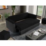Canapea Extensibila Faro gri antracit / negru