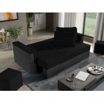 Canapea Extensibila Faro gri antracit / negru