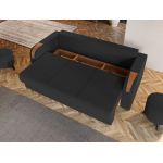 Canapea Extensibila Morelia Gri Antracit