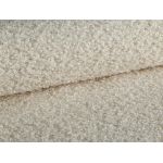 Coltar Extensibil Paloma plusat aspect lana alba