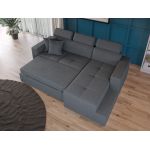 Coltar Extensibil Paloma plusat aspect lana gri