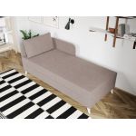 Divan dublu / Pat matrimonial tapitat Crem Soft Fix