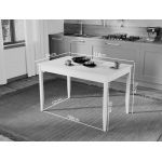 Pachet Mobila Coltar Cali Gri/Negru + Masa Grand Alba + 4 Scaune Grand Gri Deschis