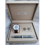 Set cadou pentru barbati Matteo Ferari, ceas, butoni, pix metalic MF017B110G - Engross