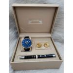 Set cadou pentru barbati Matteo Ferari, ceas, butoni, pix metalic MF041B110G - Engross