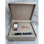 Set cadou pentru barbati Matteo Ferari, ceas, butoni, pix metalic MF058B110G - Engross