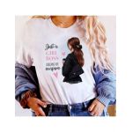Tricou Dama Alb "Girl boss building her empire" Engros