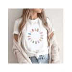 Tricou Dama Alb "I Love Nails" Engros