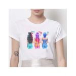 Tricou Dama Alb "Influencer Girls" Engros