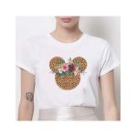 Tricou Dama Alb "Minnie" Engros