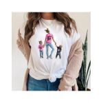 Tricou Dama Alb "Mom Life" Engros