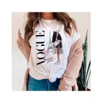 Tricou Dama Alb "Stylish gal" Engros
