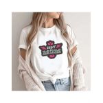Tricou Dama Alb "Super Mom" Engros