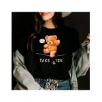 Tricou Dama Negru "Have no fear" Engros