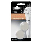 Rezerve Perie Faciala - Braun Face Beauty Sponge SE80-B, 2 buc