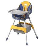 Scaun de Masa 3in1 pentru Bebelusi si Copii Teno&reg;, inaltime ajustabila, centura siguranta in 5 puncte, tavita reglabila si detasabila, depozitare jucarii, albastru